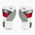 Hayabusa T3 biele/červené boxerské rukavice 2