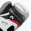 Hayabusa T3 biele/červené boxerské rukavice 4