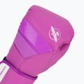 Hayabusa T3 Neon neónovo fialové boxerské rukavice 5