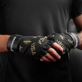 Boxerské bandáže Hayabusa Premium Jacquard Handwraps 450 cm black/gold 4