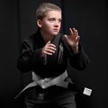 GI pre deti brazílske jiu-jitsu Hayabusa Essential black 4