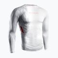 Pánsky rashguard longsleeve Hayabusa Apex Rash Guard white/coral