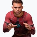 Hayabusa pánsky rashguard s dlhým rukávom Marvel's Iron Man red 3