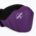 Hayabusa T3 fialovo-čierne boxerské rukavice 5