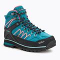 Dámske trekové topánky CMP Moon Mid WP teal/red fluo
