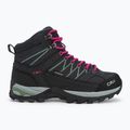 Dámske trekové topánky CMP Rigel Mid Wp anthracite/mineral green 2