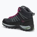 Dámske trekové topánky CMP Rigel Mid Wp anthracite/mineral green 3