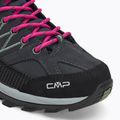 Dámske trekové topánky CMP Rigel Mid Wp anthracite/mineral green 7