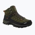 Pánske trekingové topánky CMP Rigel Mid Wp olive/flame