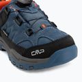 Detské turistické topánky CMP Kiruna Low FitGo Waterproof bluestone/arancio 7