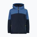 Detská softshellová bunda CMP 35Z1524 Fix Hood bright blue/bluestone