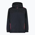 Detská softshellová bunda CMP 35Z1524 Fix Hood anthracite/black