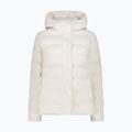 Dámska zateplená bunda CMP 35K3666 Fix Hood chalk white/blue ink