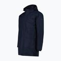 Pánska bunda do dažďa CMP 35K3737 Parka Zip Hood black/blue/winter sun 8