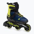 Detské kolieskové korčule Rollerblade Microblade 3WD Jr blue royal/lime