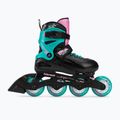 Detské kolieskové korčule Rollerblade Fury black sea/green 2