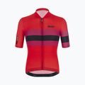 Santini Ecosleek Bengal pánsky cyklistický dres červená 2S94475CESLKBENGRSS