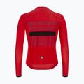 Santini Ecosleek Bengal pánska cyklistická mikina červená 2S215075ESLKBENGRSS 5