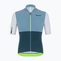 Santini Redux Istinto fluor green pánsky cyklistický dres 2S94475REDUXISTIVFS