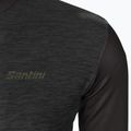Pánsky cyklistický dres Santini Colore Winter LS black 2W216075RCOLORPUR0NE 3