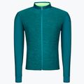 Pánsky cyklistický dres Santini Colore Winter zelený 2W216075RCOLORPUR0TE