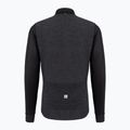 Pánska cyklistická mikina Santini Colore Puro Thermal Jersey čierna 3W21675RCOLORPURO 2