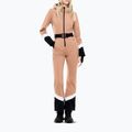 Dámska lyžiarska kombinéza EA7 Emporio Armani Pure Softshell Jumpsuit mocha mousse