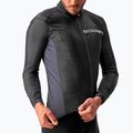 Pánska cyklistická bunda Castelli Squadra Stretch light black/dark grey 3