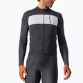 Pánske cyklistické tričko s dlhým rukávom Castelli Prologo 7 light black/silver grey/ivory