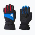 Detské lyžiarske rukavice Dainese Hp Scarabeo black taps/high risk red/lapi