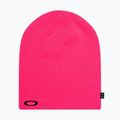 Zimná čiapka Oakley Fine Knit neon pink