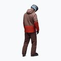 Pánska lyžiarska bunda Oakley Canopy Pro Insulated dark umber/flame red 3