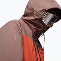 Pánska lyžiarska bunda Oakley Canopy Pro Insulated dark umber/flame red 4