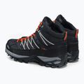 Pánske trekové topánky CMP Rigel Mid grey-orange 3Q12947 3