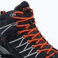 Pánske trekové topánky CMP Rigel Mid grey-orange 3Q12947 9