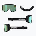 Lyžiarske okuliare Briko Pulse black/green 5