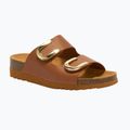 Dámske šľapky Scholl Montery 2 Straps Ad Med cognac