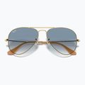 Slnečné okuliare Ray-Ban Aviator Classic arista gold/light blue 3