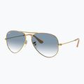 Slnečné okuliare Ray-Ban Aviator Classic arista gold/light blue 4