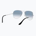 Slnečné okuliare Ray-Ban Aviator Classic silver/light blue 6