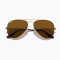 Slnečné okuliare Ray-Ban Aviator Classic arista gold/brown polarized 3