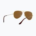 Slnečné okuliare Ray-Ban Aviator Classic arista gold/brown polarized 6
