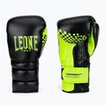 LEONE 1947 Carbon22 čierno-zelené boxerské rukavice GN222