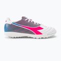 Pánske kopačky Diadora Brasil Elite Veloce GR TFR white/pink fluo/blue fluo 2