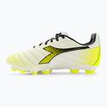 Detské kopačky Diadora Brasil Elite GR LT LPU Y white/black/fluo yellow 10