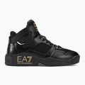 Obuv  EA7 Emporio Armani Basket Mid triple black/gold 2