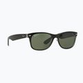 Slnečné okuliare Ray-Ban New Wayfarer Classic matte black transparent/green g-15
