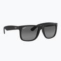 Slnečné okuliare Ray-Ban Justin Classic matt black gum/dark grey