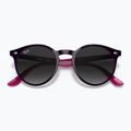 Detské slnečné okuliare Ray-Ban RB9064S polished violet/grey gradient 3