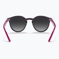 Detské slnečné okuliare Ray-Ban RB9064S polished violet/grey gradient 5